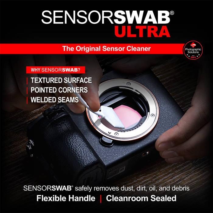 Photographic Solutions Type 4 Sensor Swab Ultra for Medium Format Sensors, 33mm, 12-Pack