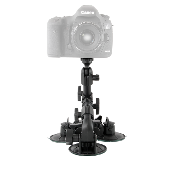 Delkin Devices Fat Gecko Triple Suction Cup Camera Mount