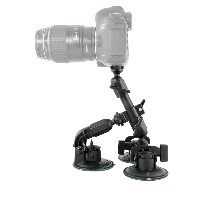 Delkin Devices Fat Gecko Triple Suction Cup Camera Mount