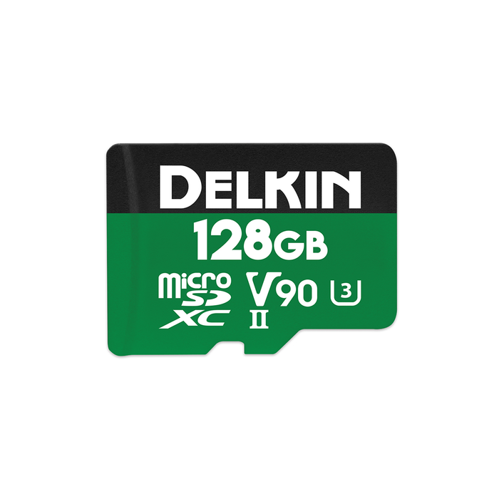 Delkin Devices 128GB POWER UHS-II microSDXC Memory Card with microSD Adapter