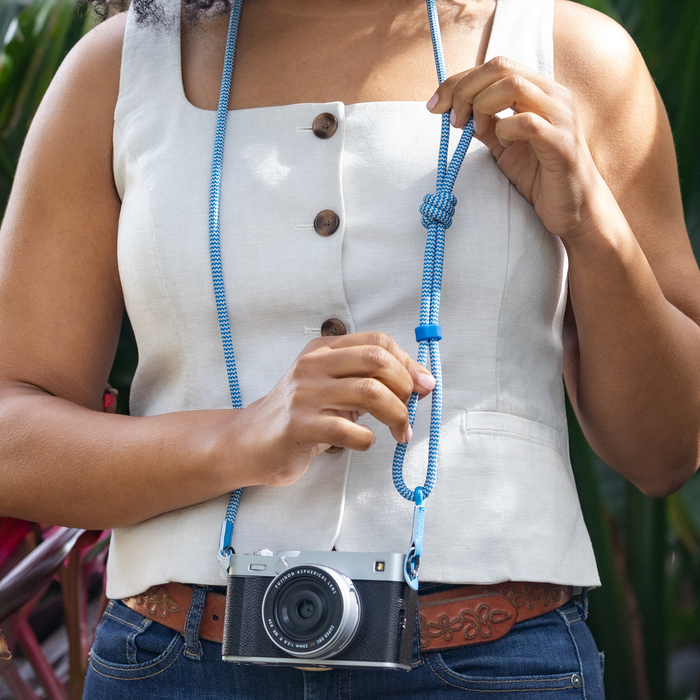 ProMaster Rope Camera Strap with Split Ring, 38-48" - Light Blue