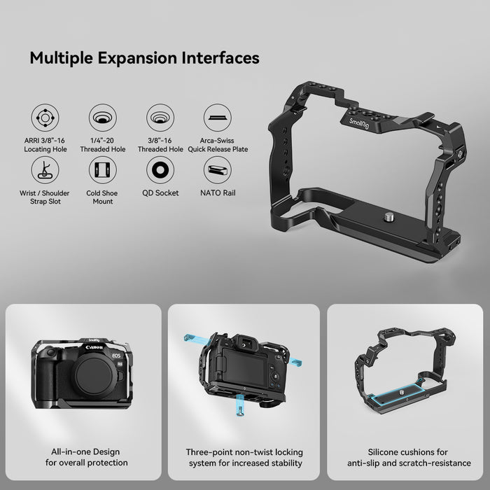 SmallRig Camera Cage for Canon EOS R8 4212
