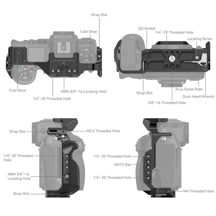 SmallRig Camera Cage for Nikon Z 8 3940