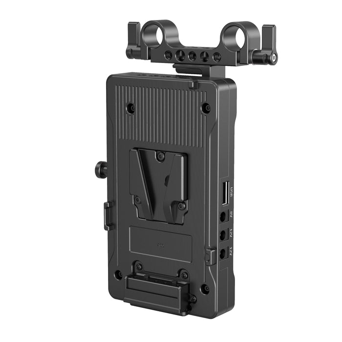 SmallRig V-Mount Battery Adapter Plate with 15mm LWS Rod Clamp & Adjustable Arm 3204