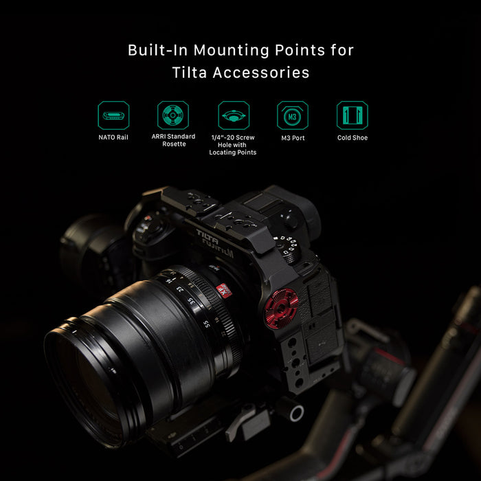 Tilta Full Camera Cage for Fujifilm X-H2S Basic Kit - Black