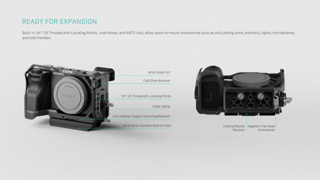Tilta Full Camera Cage for Sony a6700 - Black