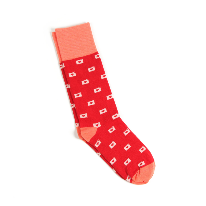 Photolove Socks - Infrared Red