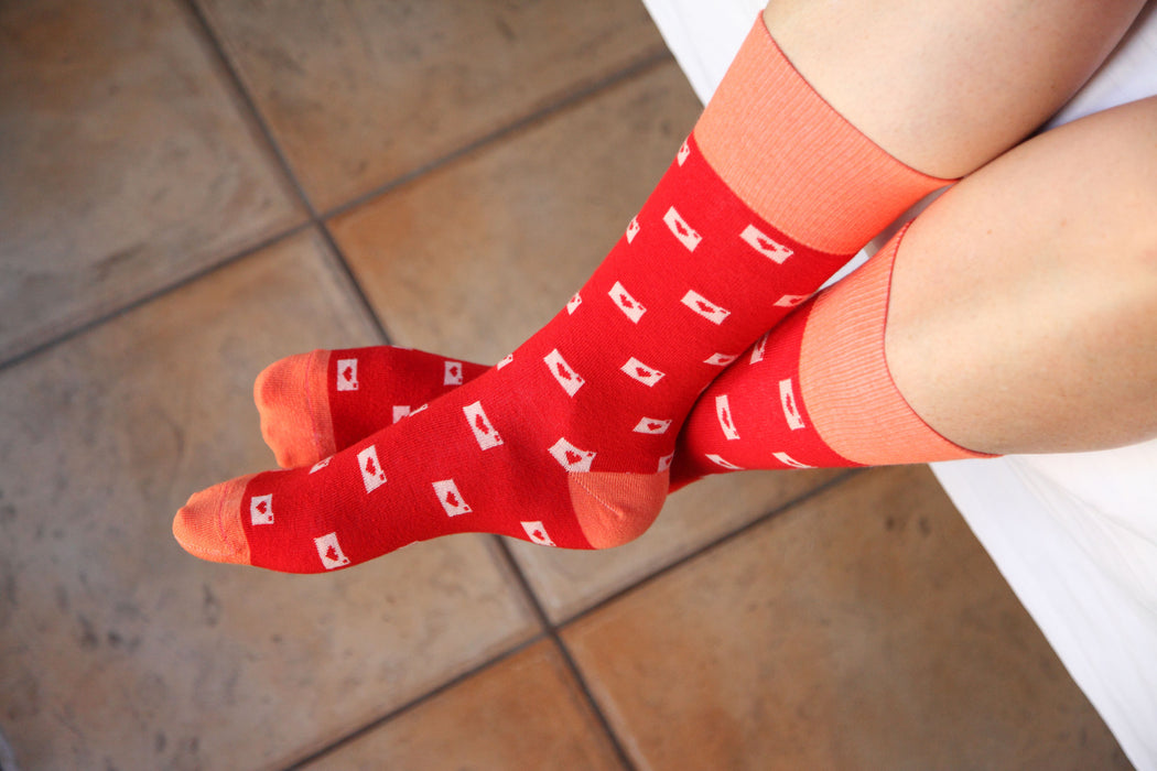 Photolove Socks - Infrared Red