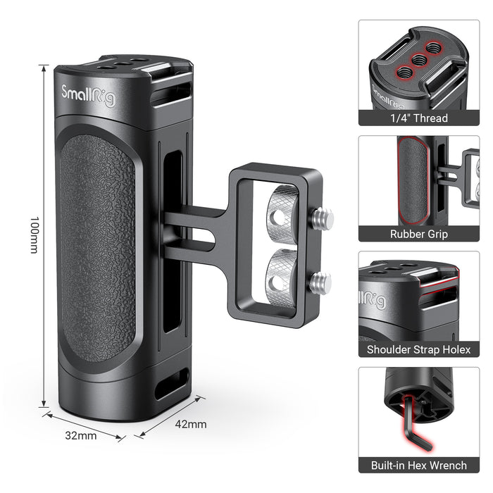 SmallRig Mini Side Handle with Dual 1/4"-20 Screw Mount 2916