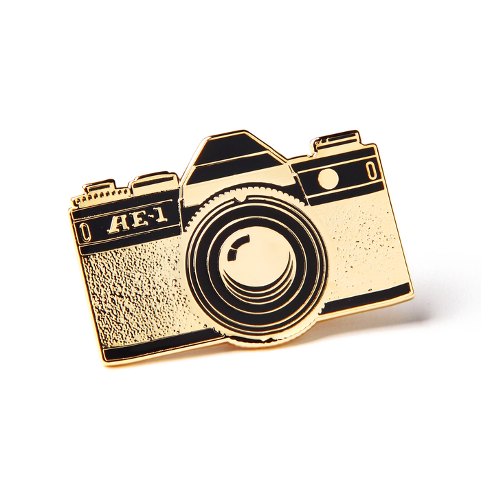 AE-1 Camera Gold Pin