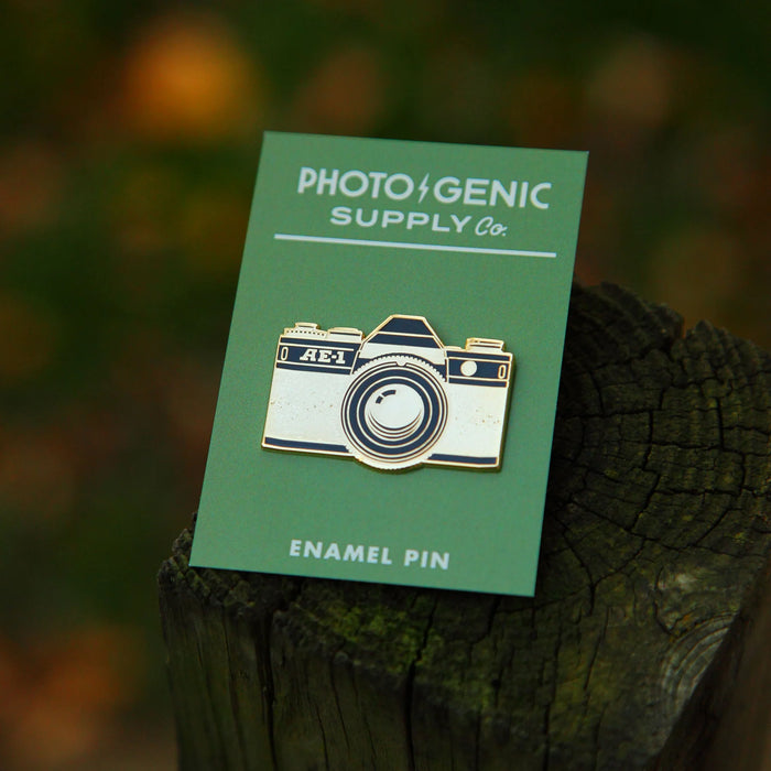 AE-1 Camera Gold Pin