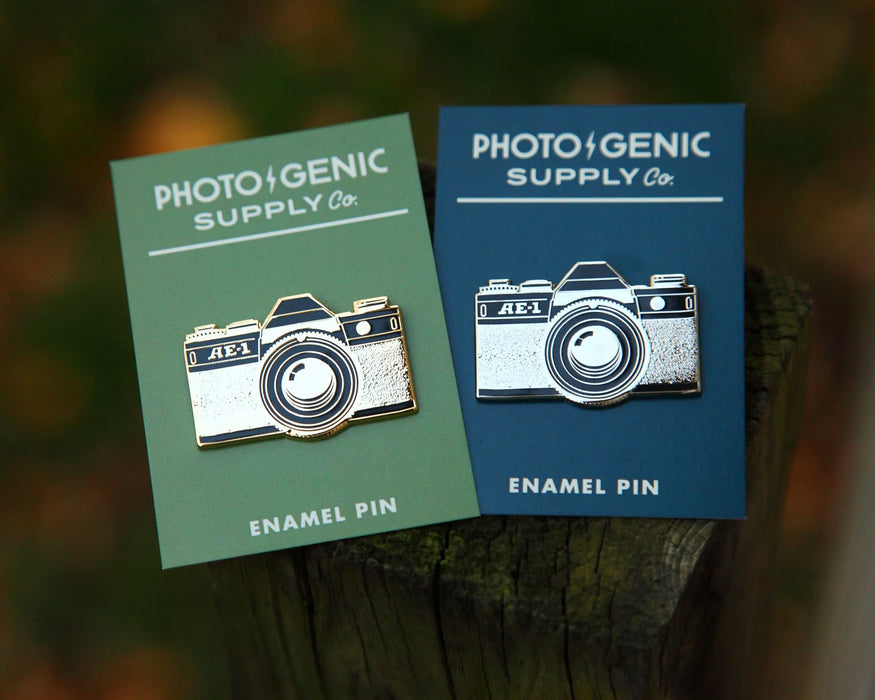 AE-1 Camera Gold Pin