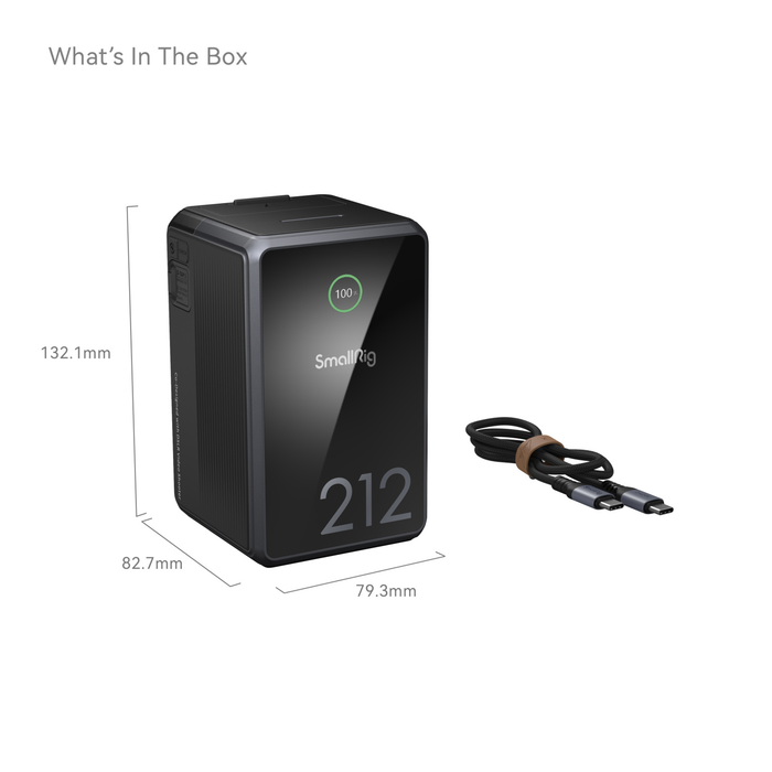 SmallRig x Caleb Pike VB212 Mini V-Mount Battery 4293