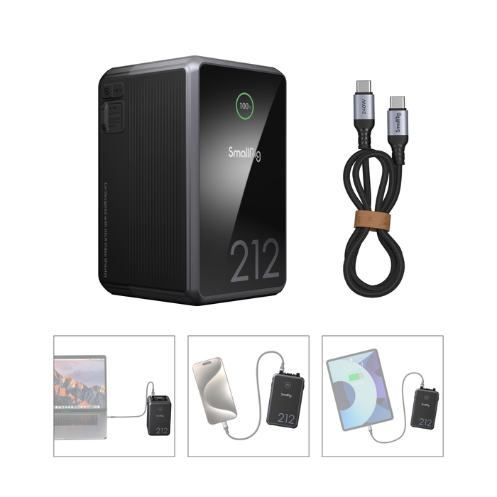 SmallRig x Caleb Pike VB212 Mini V-Mount Battery 4293