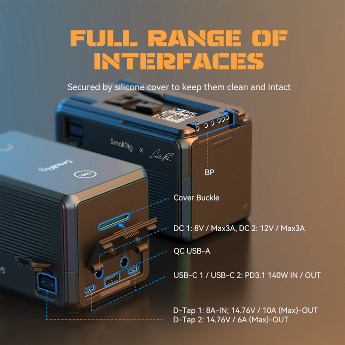 SmallRig x Caleb Pike VB212 Mini V-Mount Battery 4293