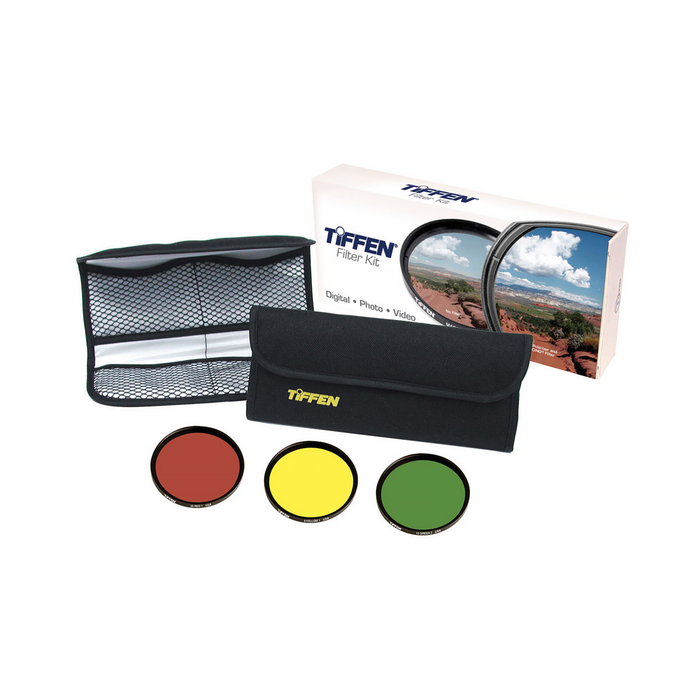 Tiffen 77mm Black & White Three Filter Kit