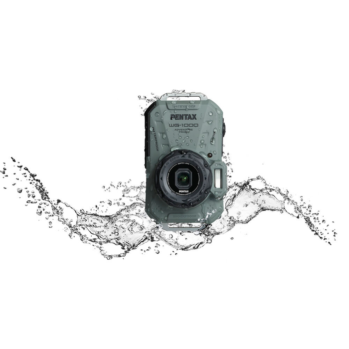 Pentax WG-1000 All-Weather Digital Camera - Olive