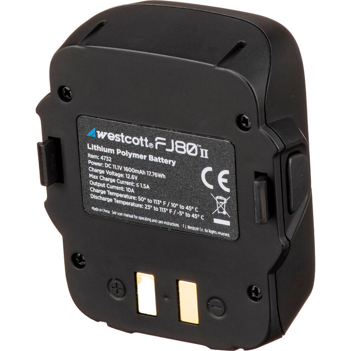 Westcott FJ80 II Lithium Polymer Battery for FJ80 II Speedlights