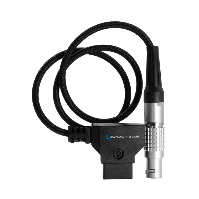 Kondor Blue D-Tap to LEMO 6-Pin Power Cable for RED RAPTOR DSMC2/DSMC3 & KOMODO X, 20" - Raven Black