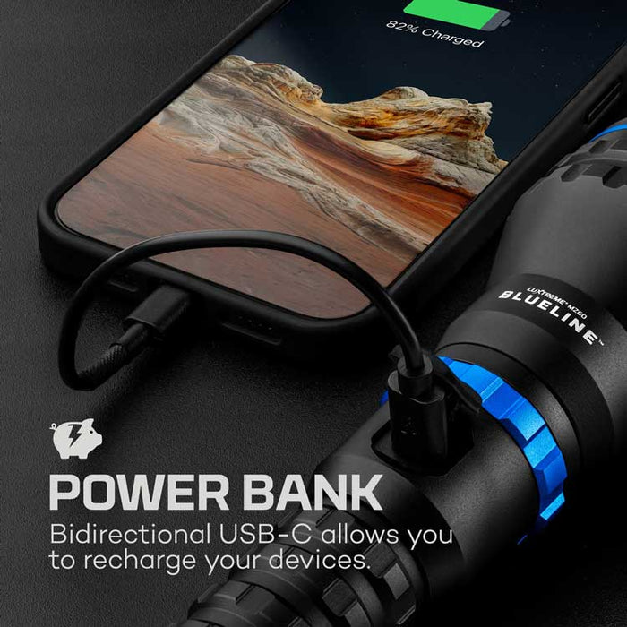Nebo Luxtreme MZ60 Blueline 2-in-1 Spotlight and Flashlight