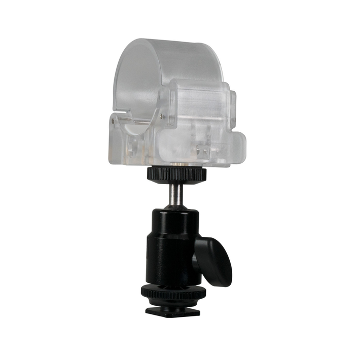 Nanlite Pavotube Transparent Polycarbonate Clip with Mini Ball Head
