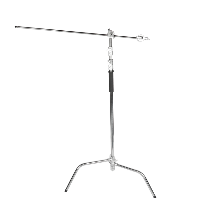 Sirui C-STAND-01 C-Stand with Grip Head and Boom Arm, 59.1" to 126" - Chrome