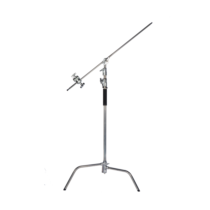 Sirui C-STAND-01 C-Stand with Grip Head and Boom Arm, 59.1" to 126" - Chrome