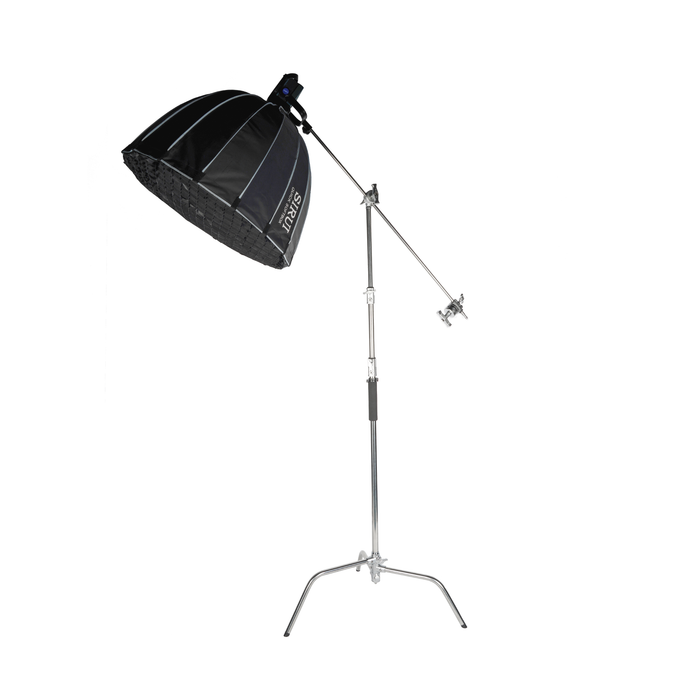Sirui C-STAND-01 C-Stand with Grip Head and Boom Arm, 59.1" to 126" - Chrome