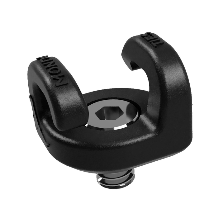 Kondor Blue Mondo Ties Cable Management Clips (1/4"-20), 10-Pack - Raven Black