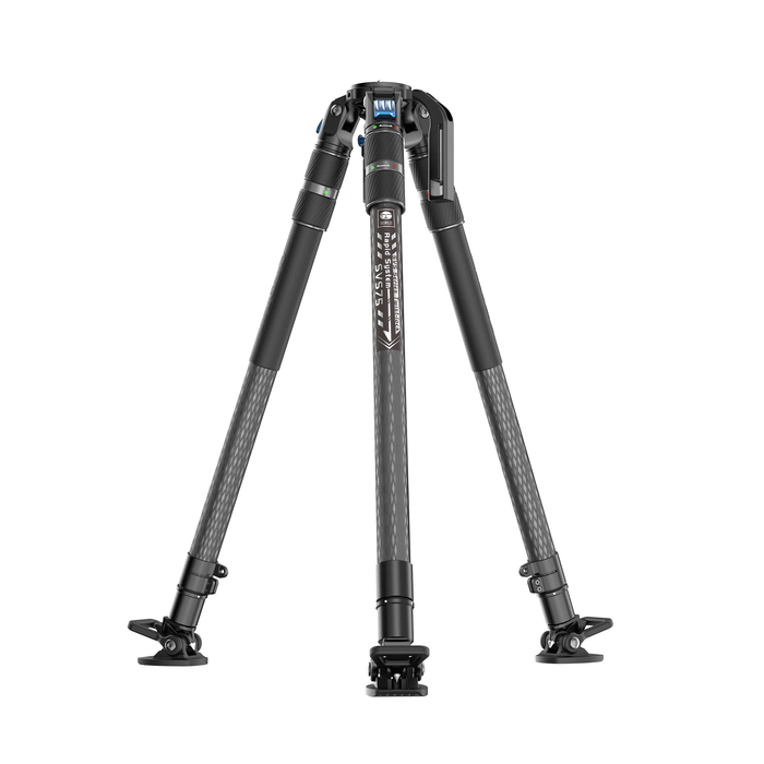 Sirui SVS75 Rapid-System One-Step Height Adjustment Carbon Fiber Tripod with SVH15 Video Fluid Head