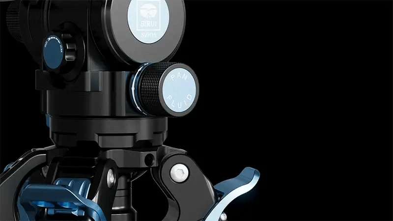 Sirui SVS75 Rapid-System One-Step Height Adjustment Carbon Fiber Tripod with SVH15 Video Fluid Head