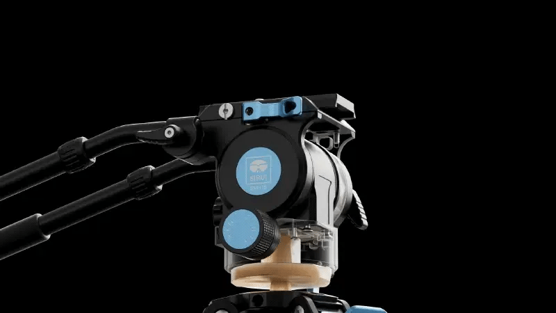 Sirui SVS75 Rapid-System One-Step Height Adjustment Carbon Fiber Tripod with SVH15 Video Fluid Head