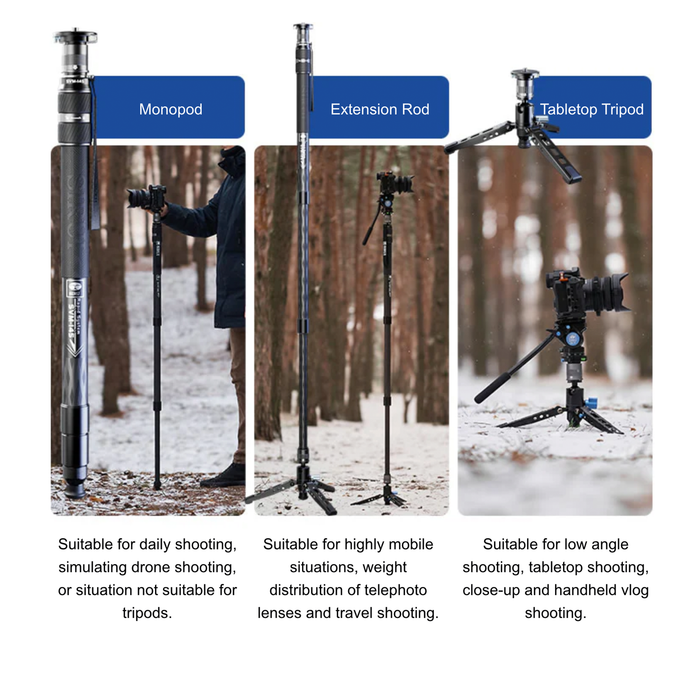 Sirui SVM-165 3-Section Carbon Fiber Monopod