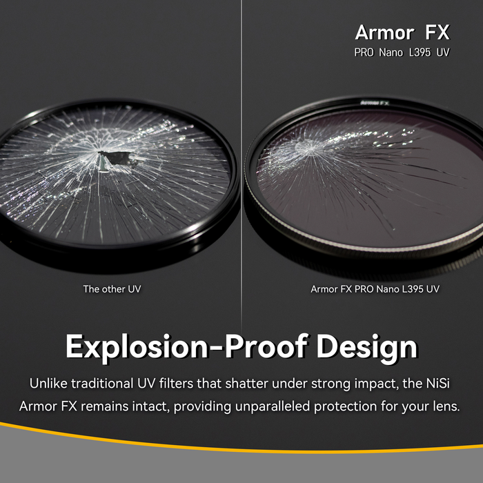 NiSi 77mm Armor FX PRO Nano L395 UV Protection Filter