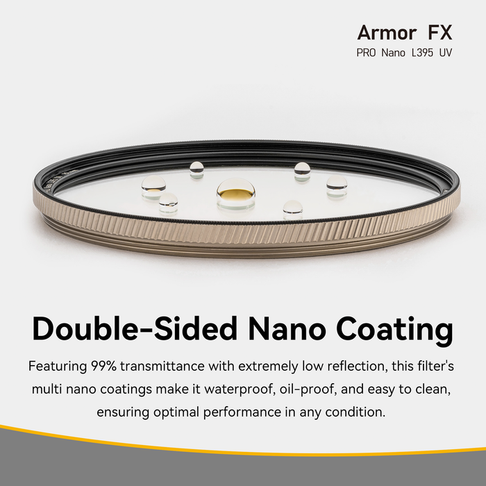 NiSi 77mm Armor FX PRO Nano L395 UV Protection Filter