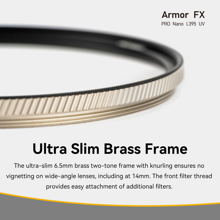 NiSi 77mm Armor FX PRO Nano L395 UV Protection Filter
