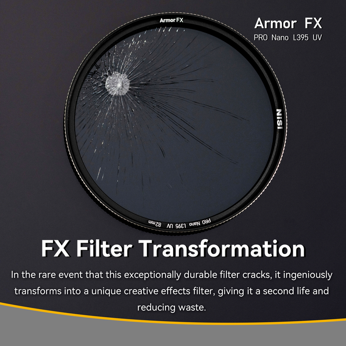 NiSi 77mm Armor FX PRO Nano L395 UV Protection Filter