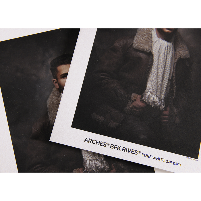 Canson Infinity ARCHES BFK Rives Pure White Matte Inkjet Paper, 310 gsm, 13 x 19" - 25 Sheets