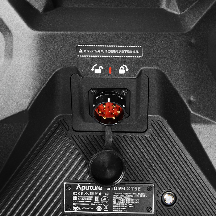 Aputure STORM XT52 Point-Source LED Monolight with Bare Leads (Light Only without Flight Case)