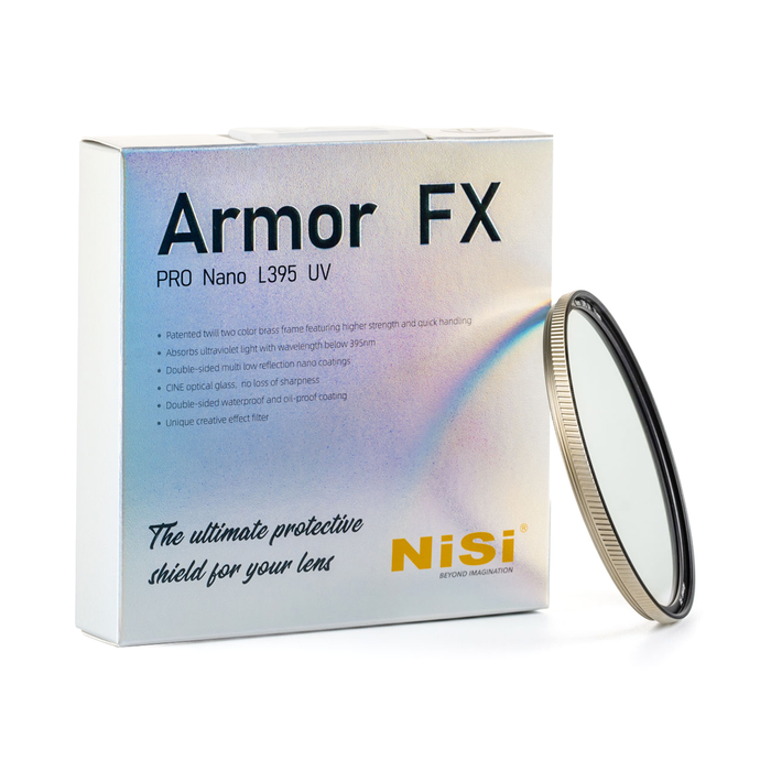 NiSi 40.5mm Armor FX PRO Nano L395 UV Protection Filter