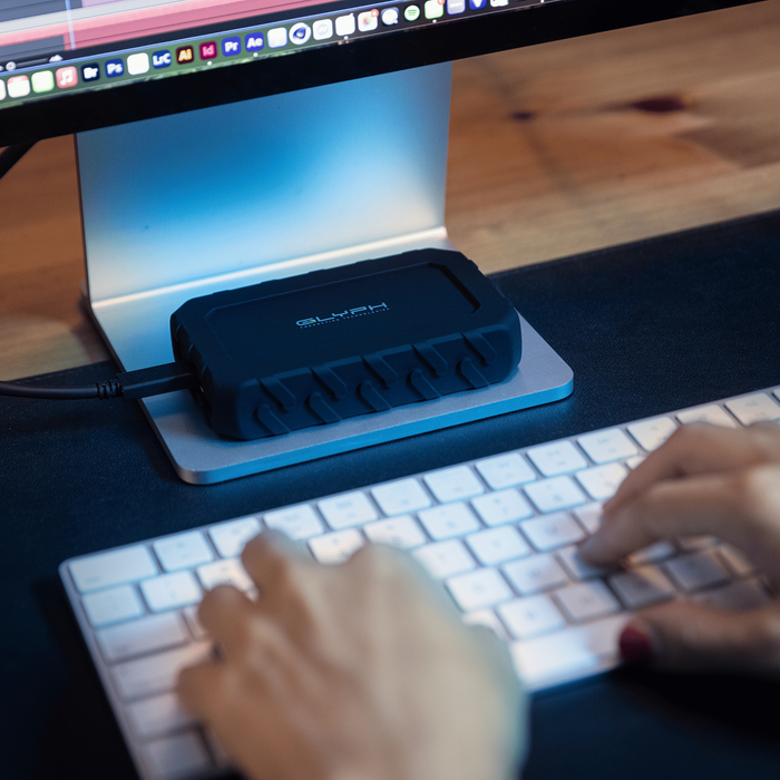 Glyph Technologies 2TB Atom EX40 High-Intensity USB4 NVMe Portable External SSD