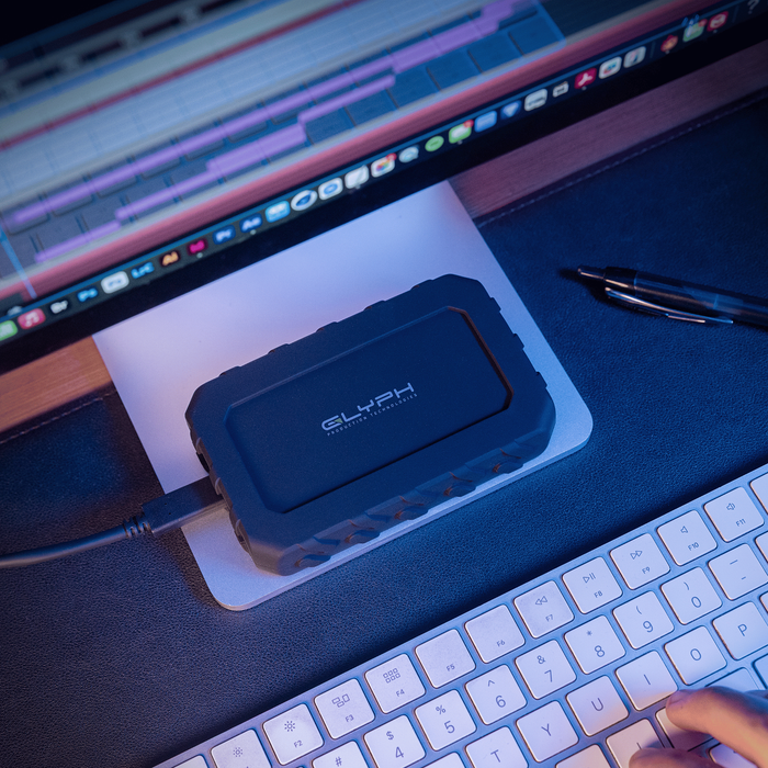 Glyph Technologies 2TB Atom EX40 High-Intensity USB4 NVMe Portable External SSD
