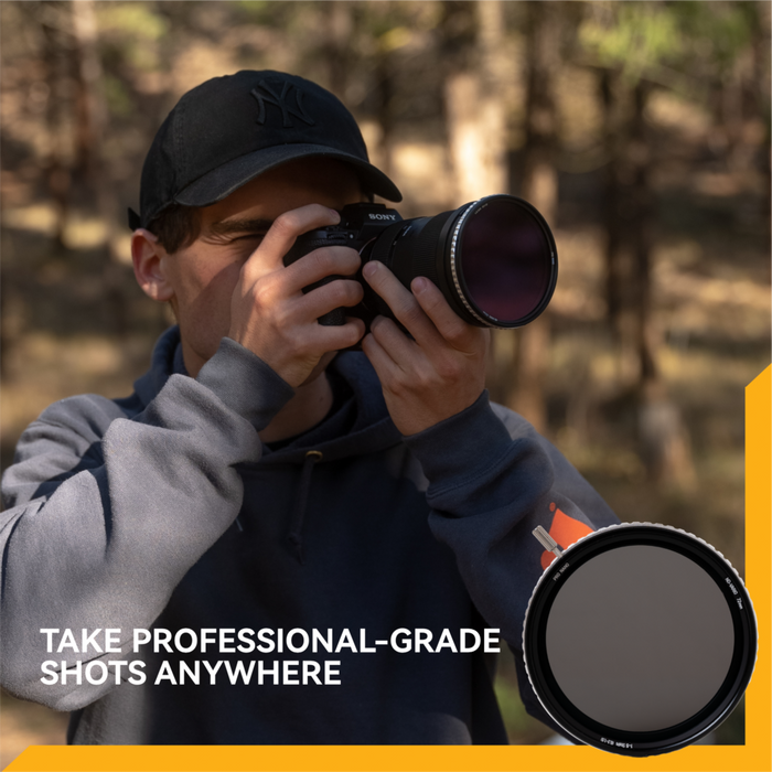 NiSi 77mm True Color ND-VARIO Pro Nano 1-5 Stops Variable Neutral Density Filter