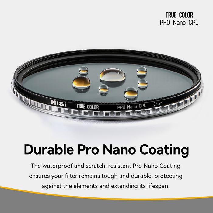 NiSi 67mm True Color Pro Nano CPL Circular Polarizing Filter
