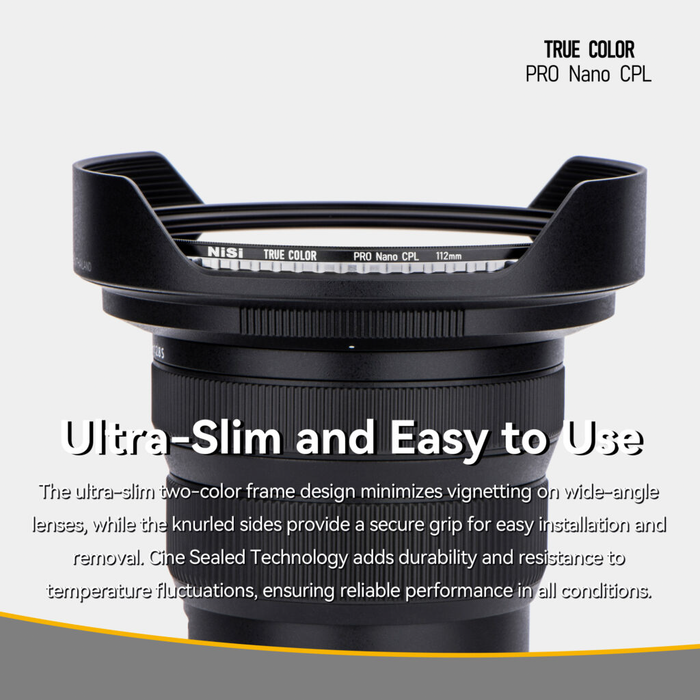 NiSi 67mm True Color Pro Nano CPL Circular Polarizing Filter