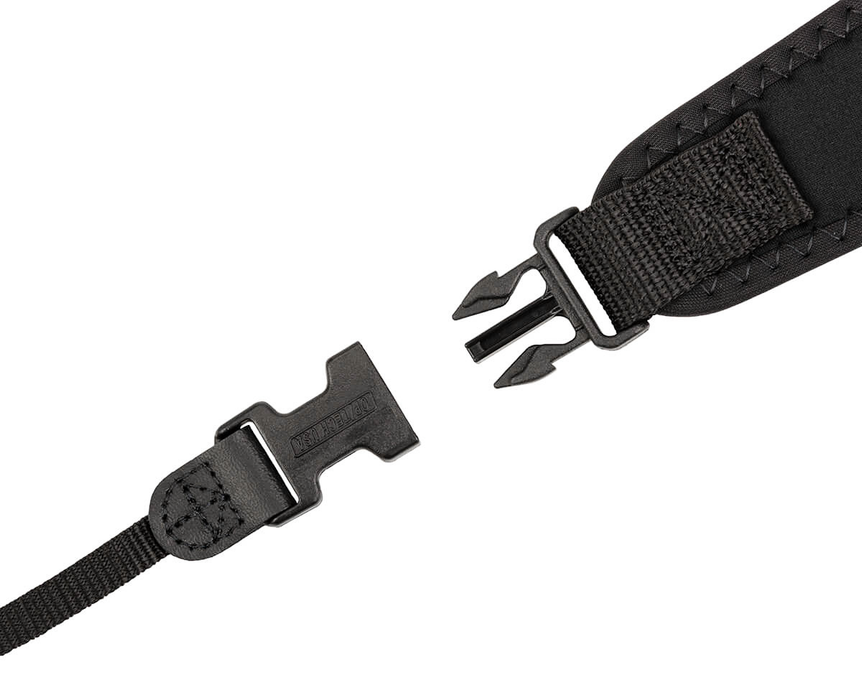Op/Tech Classic Strap with 3/8" Connector, 25-51" - Black