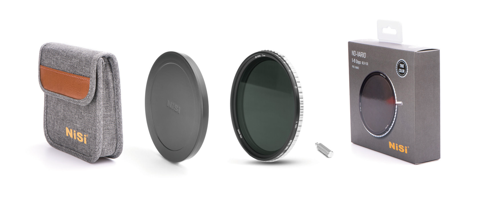 NiSi 77mm True Color ND-VARIO Pro Nano 1-5 Stops Variable Neutral Density Filter