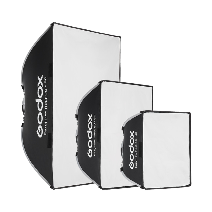 Godox EazyFlow Rectangular 60x60 Foldable Softbox with Bowens Mount (23.62 x 23.62")
