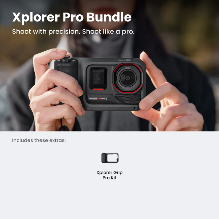 Insta360 Ace Pro 2 Action Camera Dual Battery Xplorer Pro Bundle