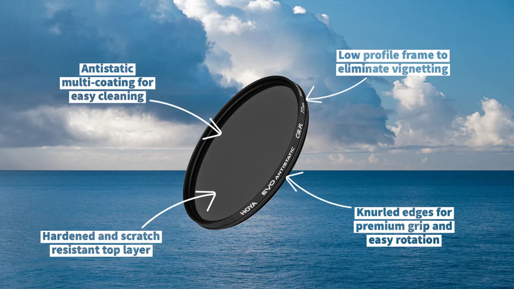Hoya 72mm EVO Antistatic Circular Polarizer Filter
